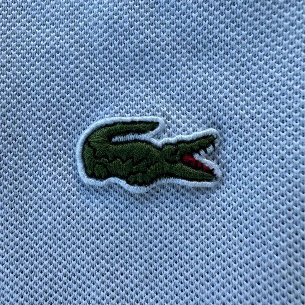 LACOSTE 🐊 Men’s All Cotton ‘Union Jack’ Pique Knit Shirt - Size EU6/US Large - Picture 4 of 12